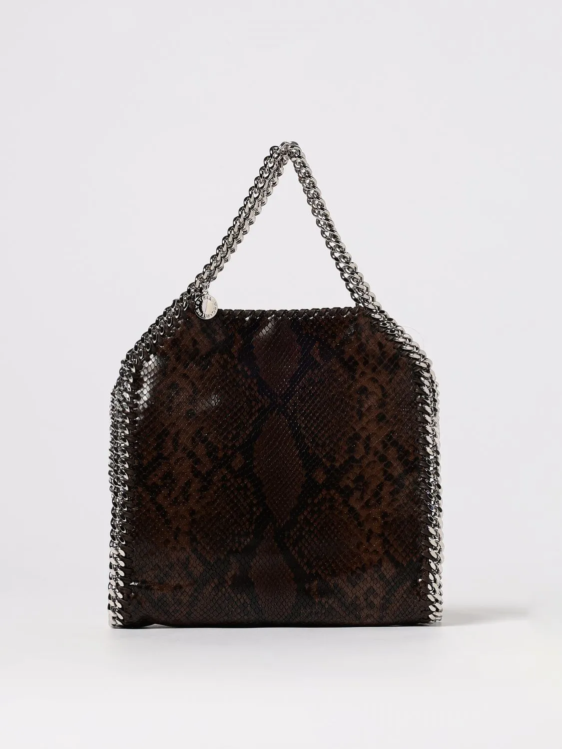 Borsa Falabella Mini Stella McCartney in pelle sintetica stampa pitone