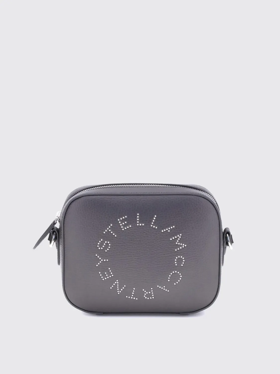 Borsa Stella McCartney in pelle sintetica a grana con borchie mini