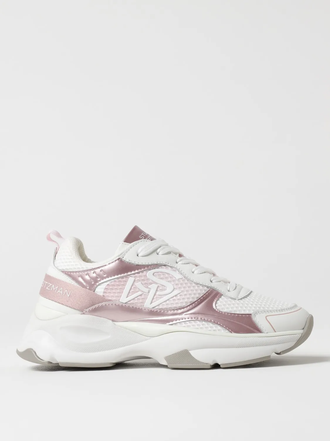 Sneakers Stuart Weitzman in mesh e pelle