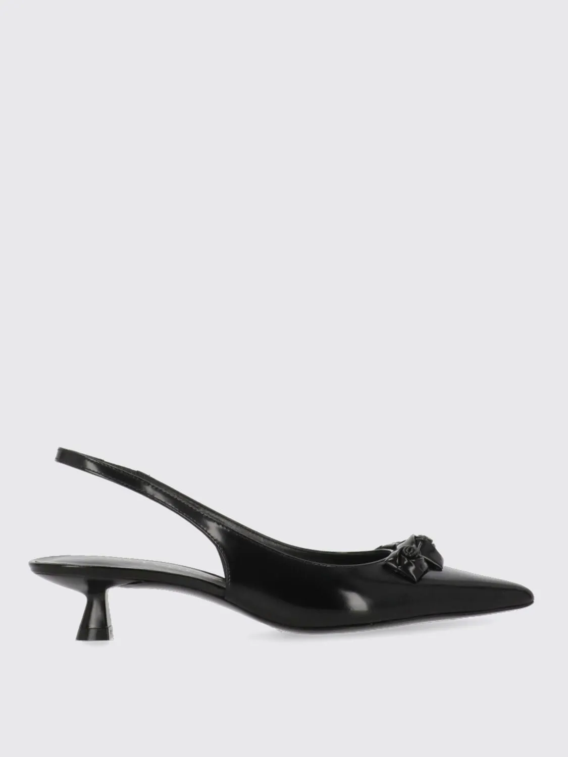 Slingback Rosie Stuart Weitzman in pelle con rose applicate