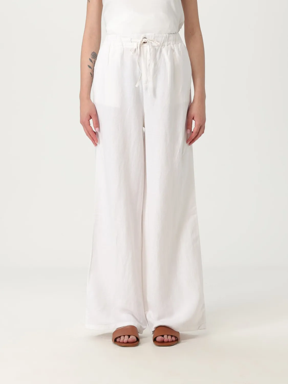 Pantalone SUN68 in lino