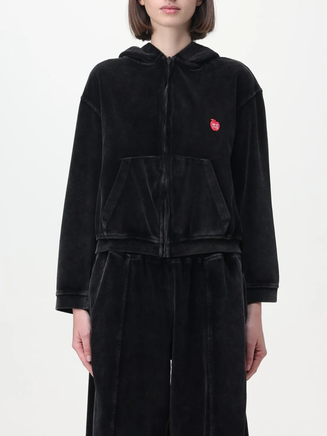 Felpa T by Alexander Wang in velluto