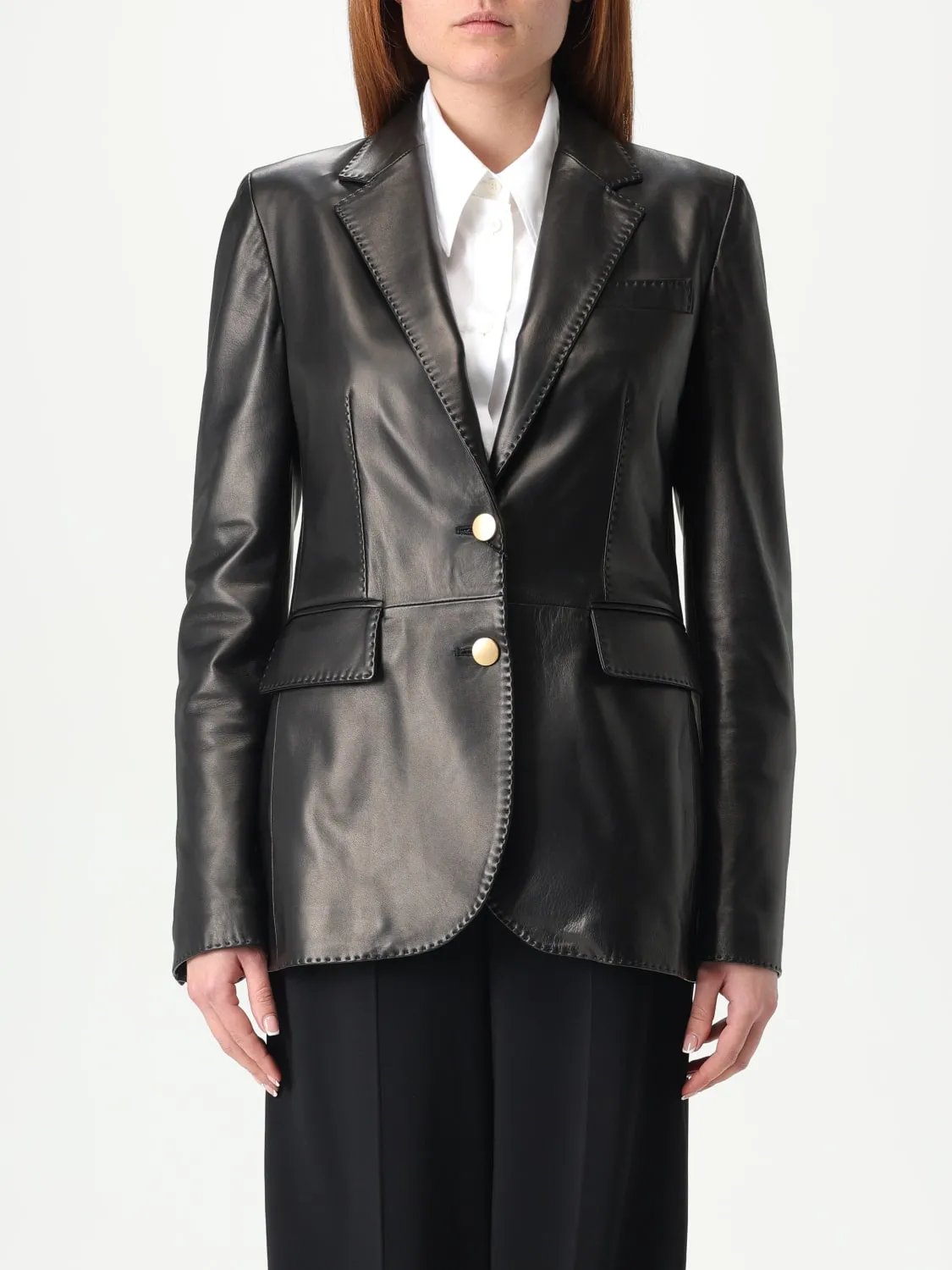 Blazer Tagliatore in pelle