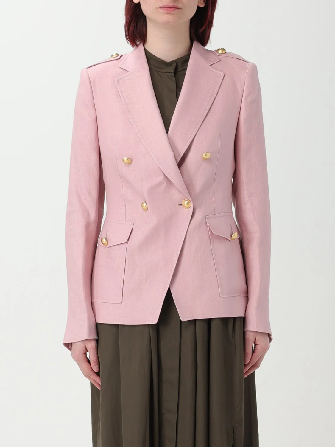 Blazer doppiopetto Tagliatore in lino