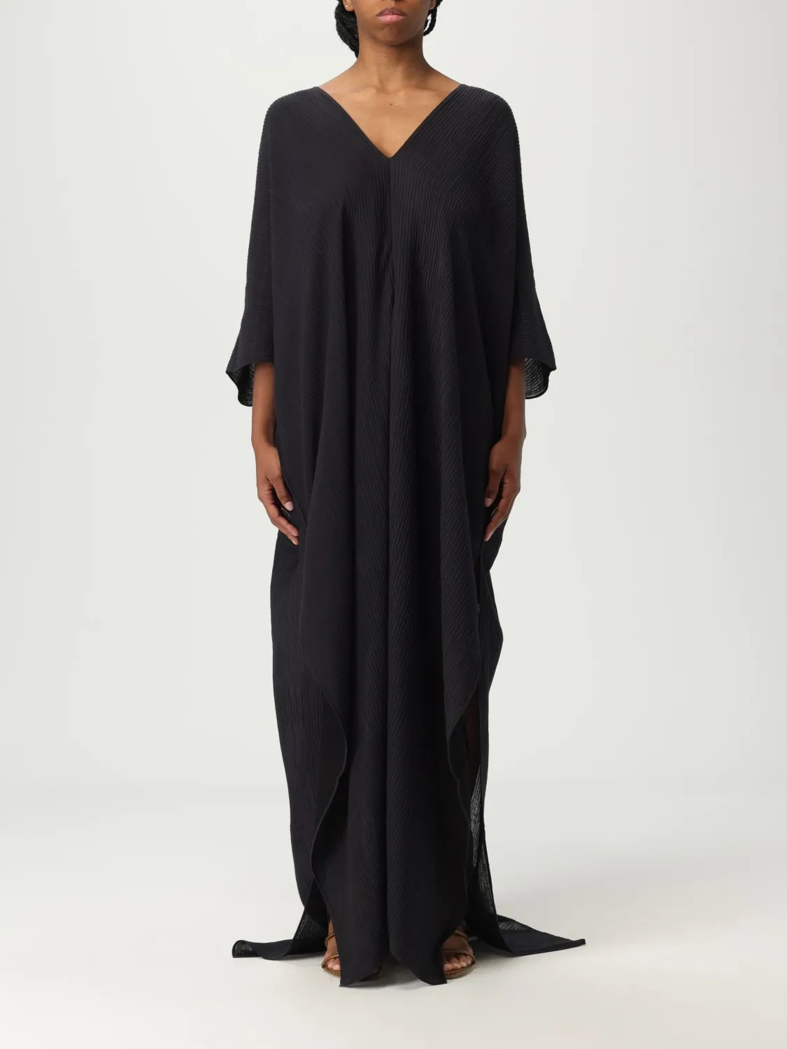 Abito caftano Taller Marmo in misto cotone e seta