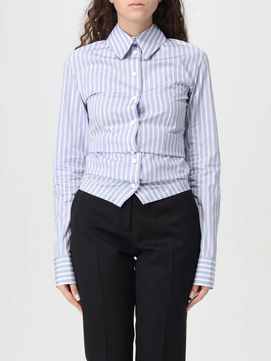 Camicia The Attico in cotone stretch a righe