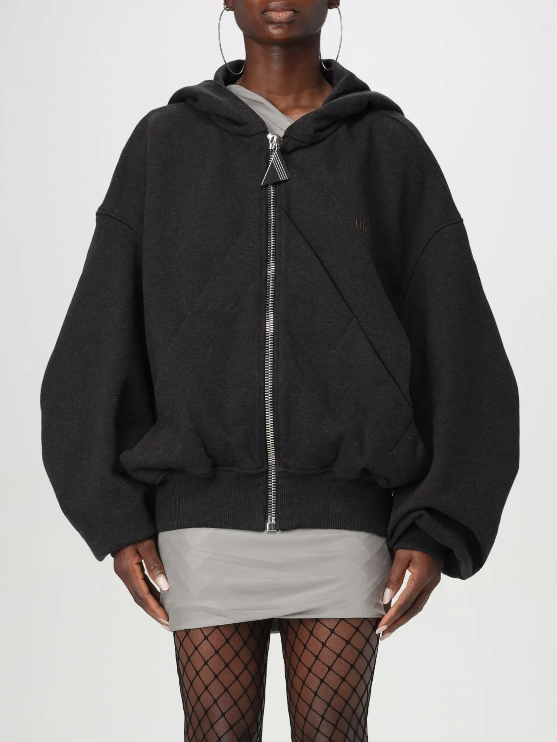 Felpa con cappuccio oversize The Attico