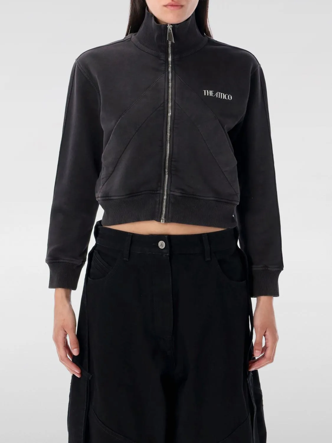 Felpa The Attico in cotone con logo