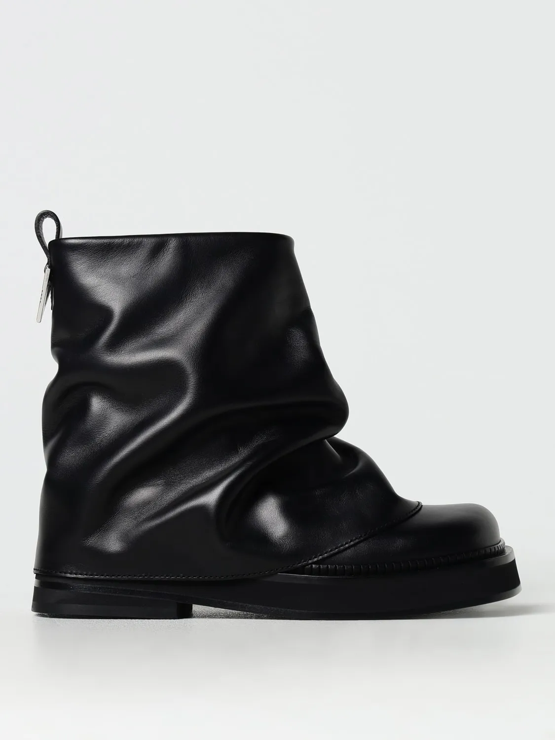 Stivaletto Mini Robin The Attico in pelle arricciata