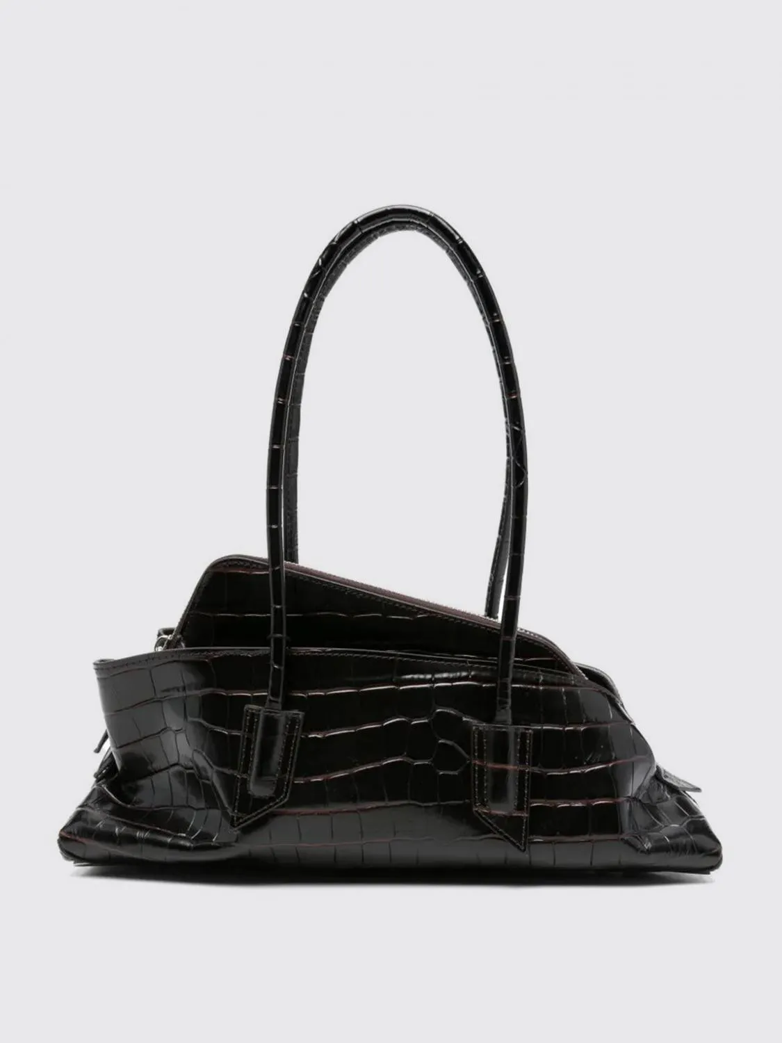 Borsa La Passeggiata The Attico in pelle stampa cocco