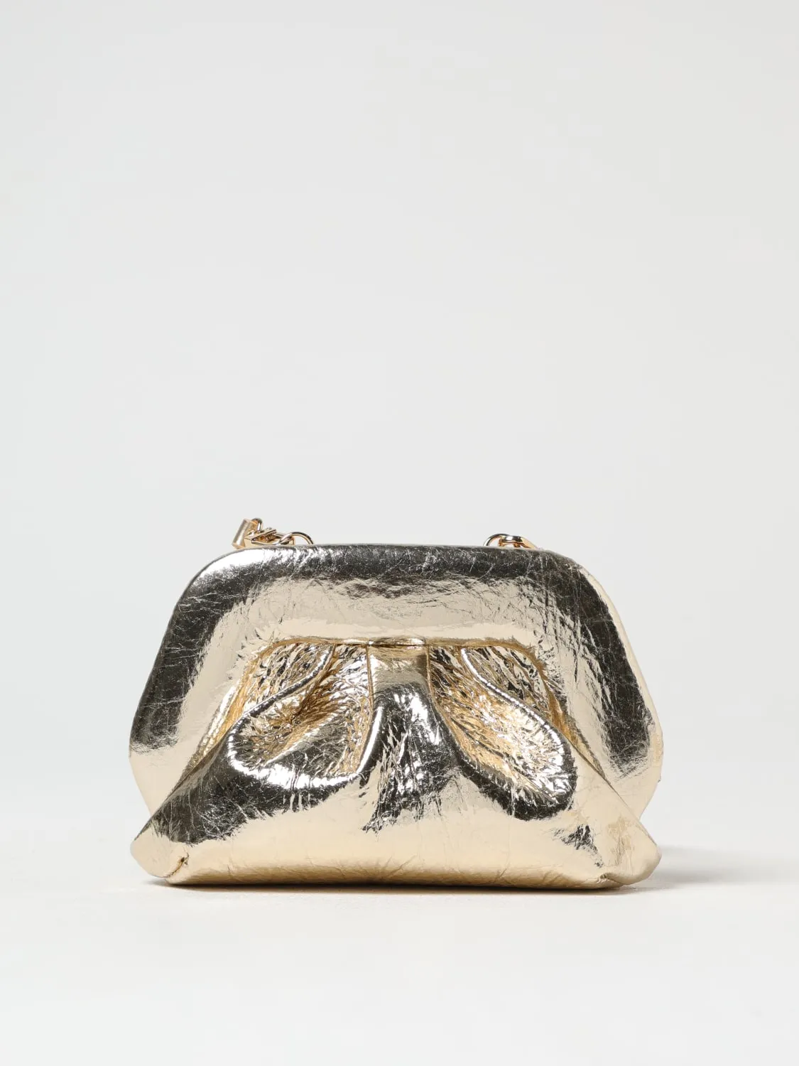 Clutch Gea Themoirè in pelle vegana laminata