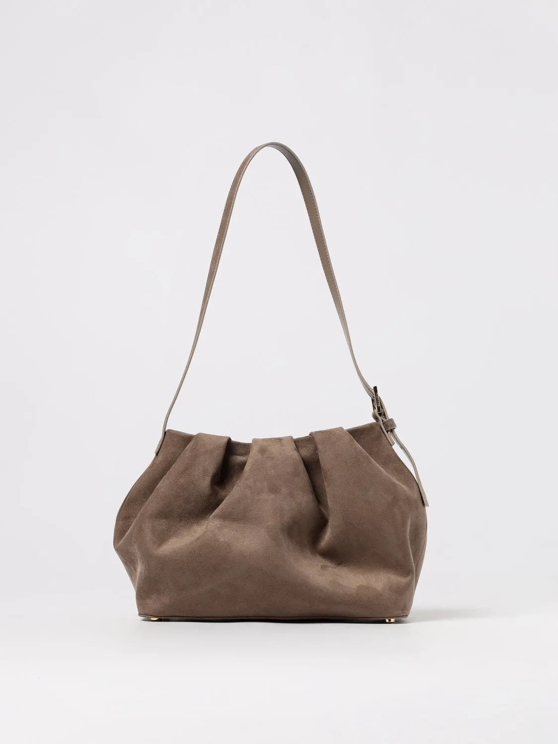 Borsa a spalla Lara Themoirè in pelle vegana scamosciata