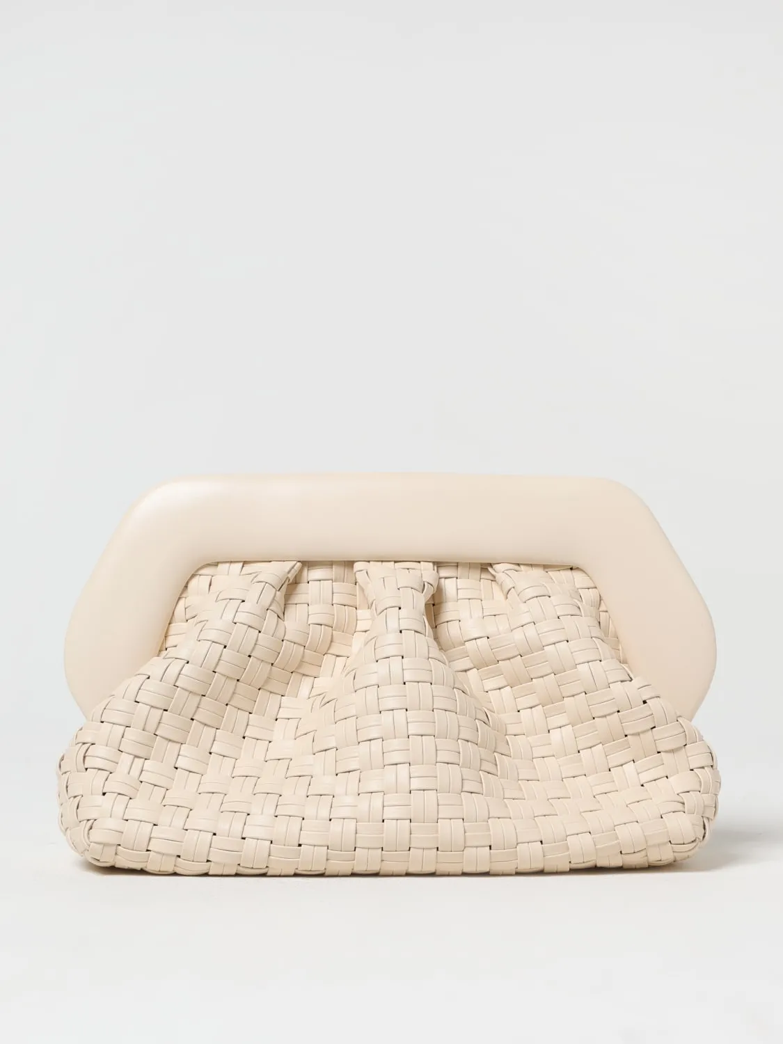 Clutch Bios Themoirè in pelle vegana intrecciata