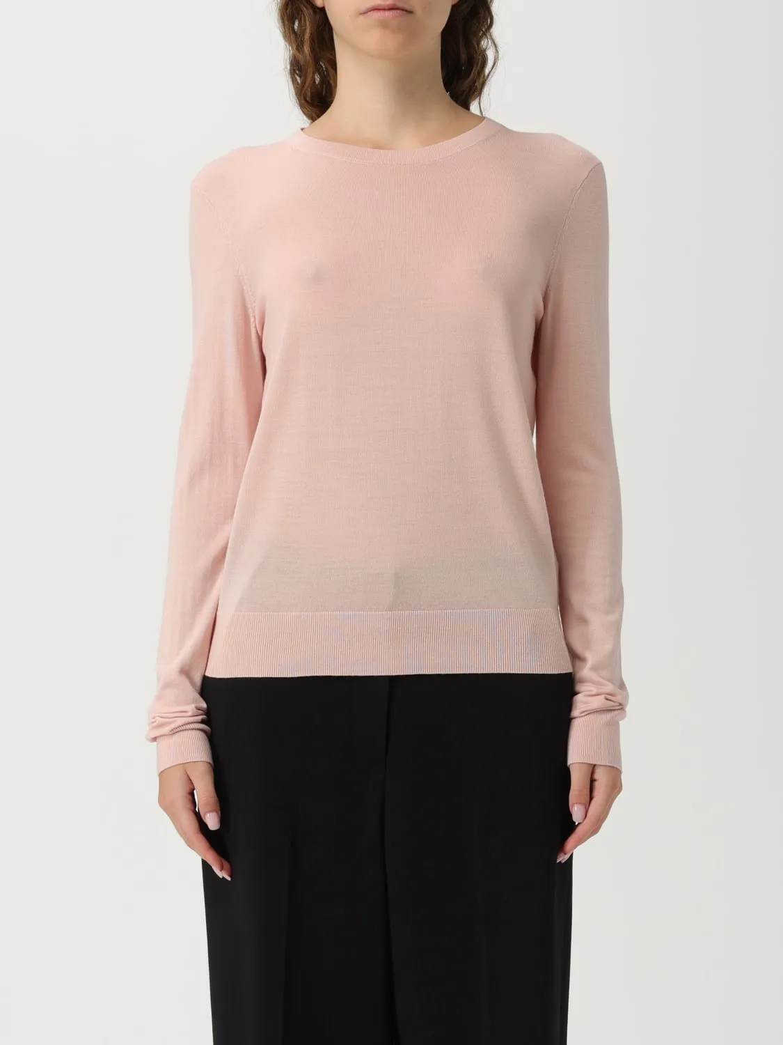 Maglia a girocollo in lana Theory