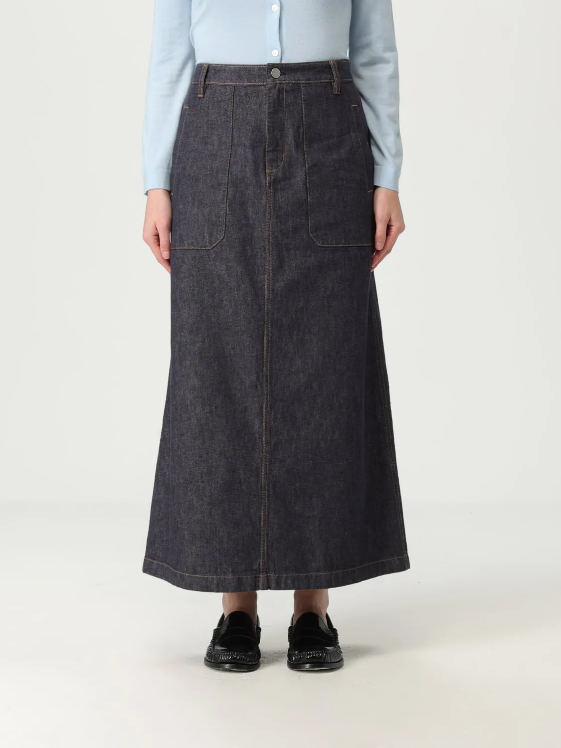 Gonna Theory in denim di cotone