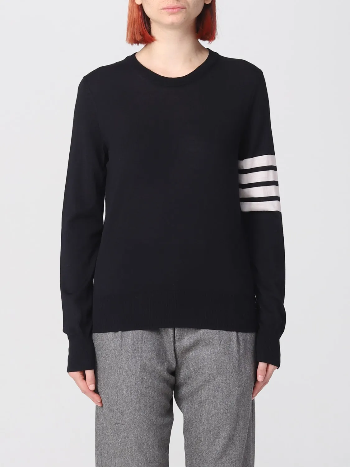Maglia 4 Bar Stripe Thom Browne in lana