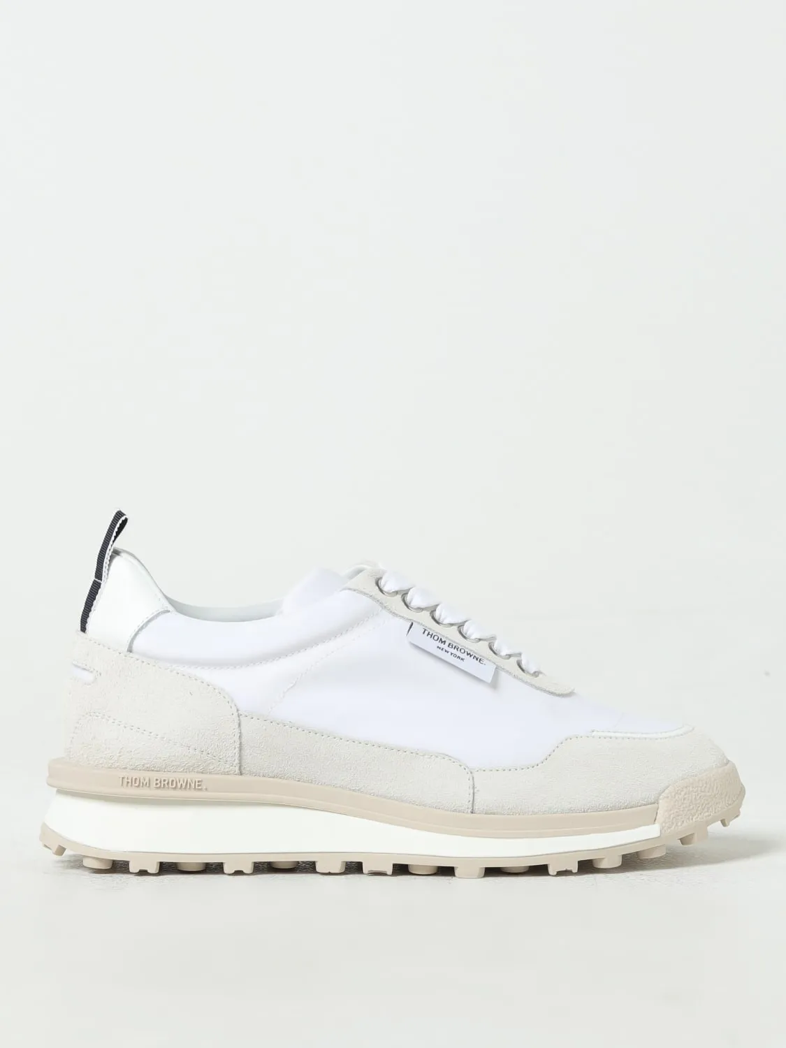 Sneakers Alumni Thom Browne in nylon e camoscio