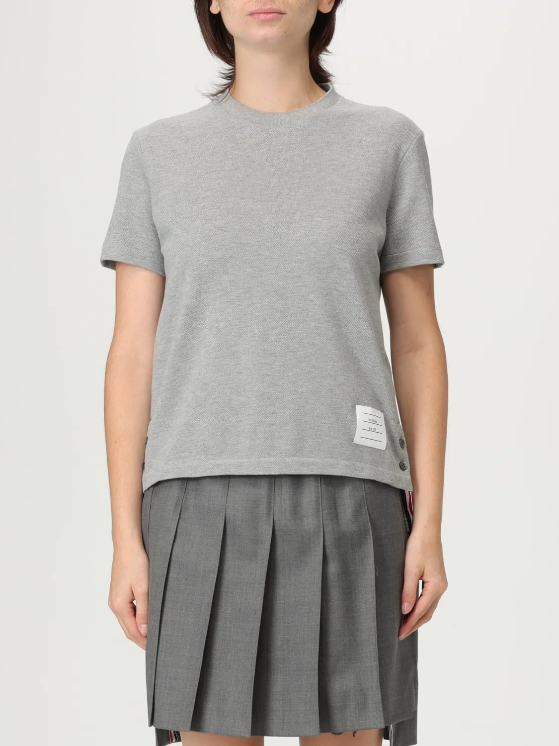 T-shirt basic in cotone Thom Browne