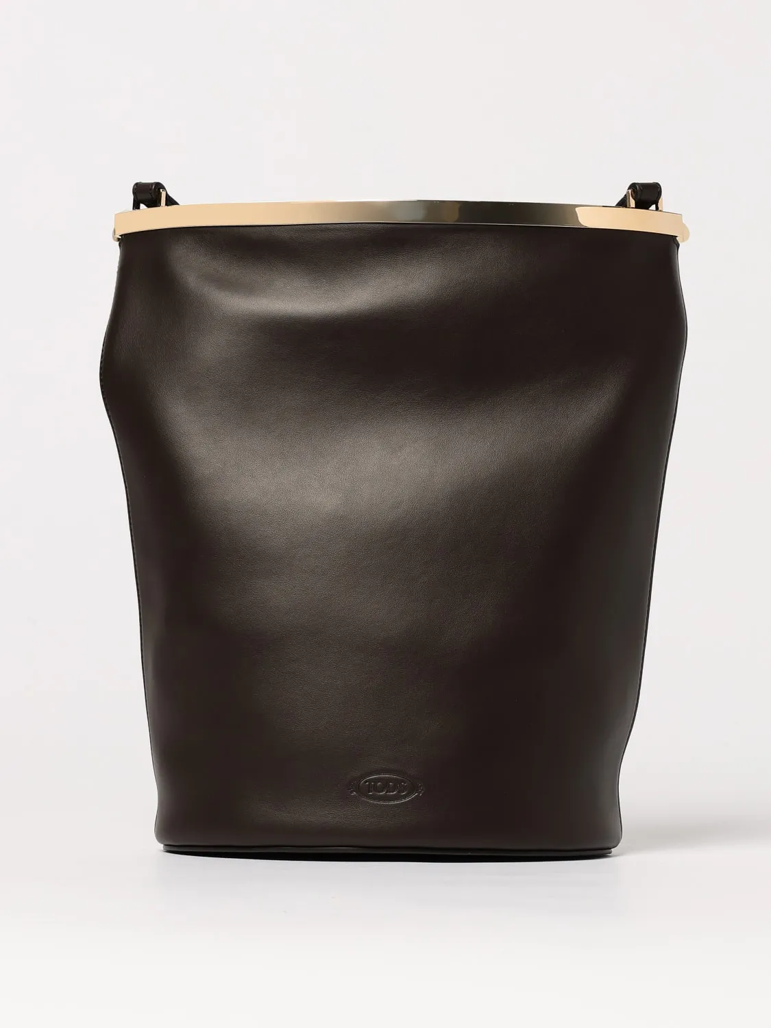 Borsa a spalla in pelle di vitello Tod's a secchiello