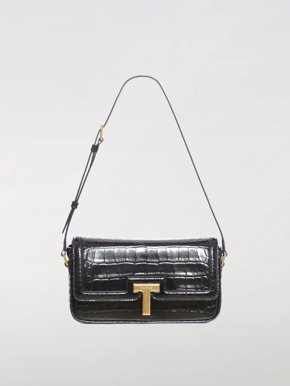 Borsa Wallis E/W Tom Ford in pelle stampa cocco