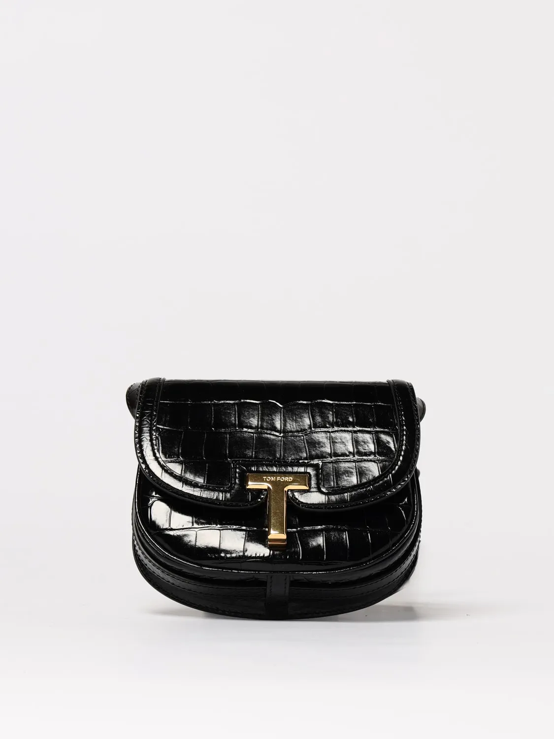 Borsa a tracolla Borsa Wallis Tom Ford in pelle stampa cocco