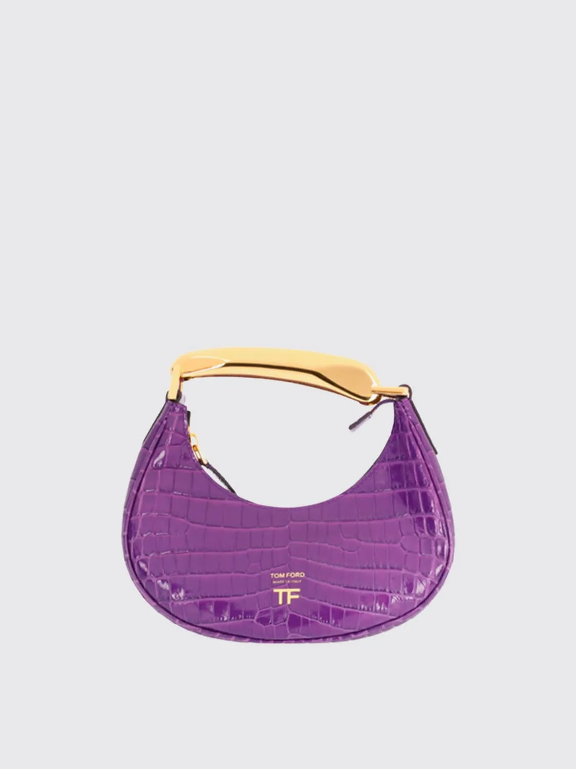 Borsa a mano in pelle stampa cocco Tom Ford