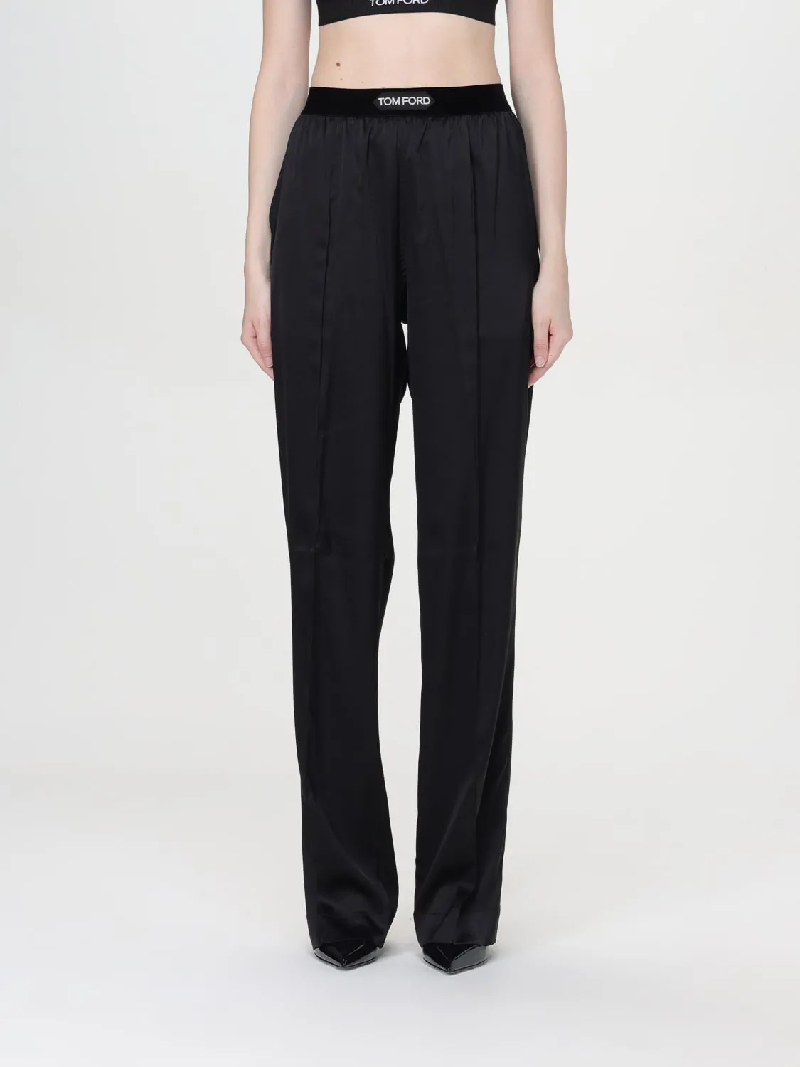 Pantalone in misto seta Tom Ford