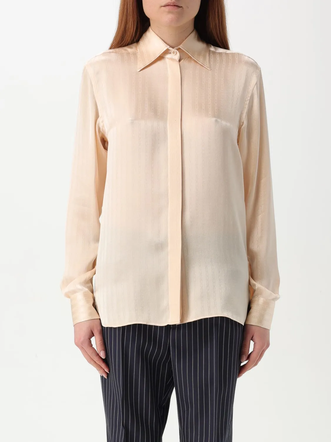Camicia Tom Ford in seta a righe