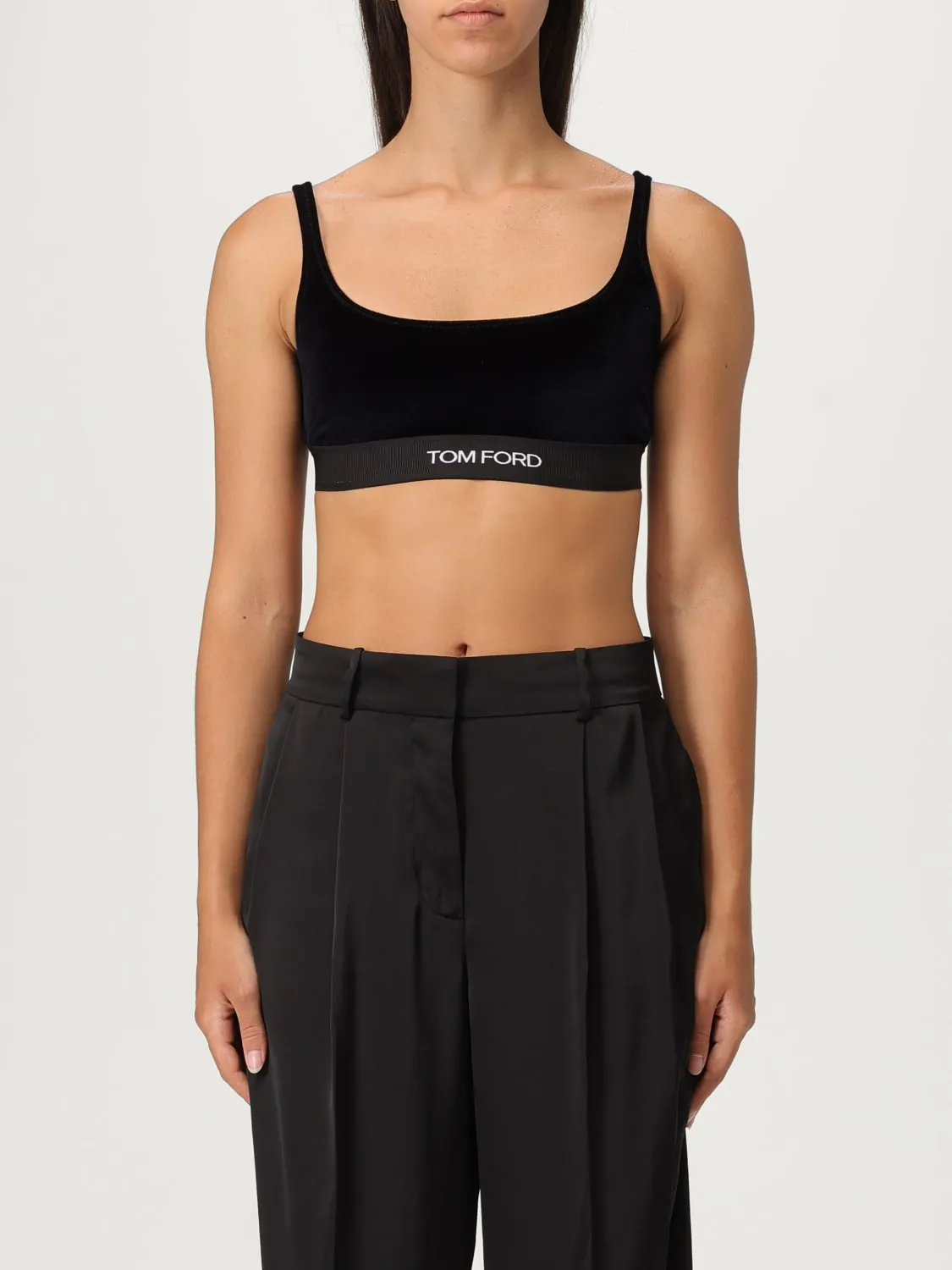 Reggiseno sportivo con logo Tom Ford