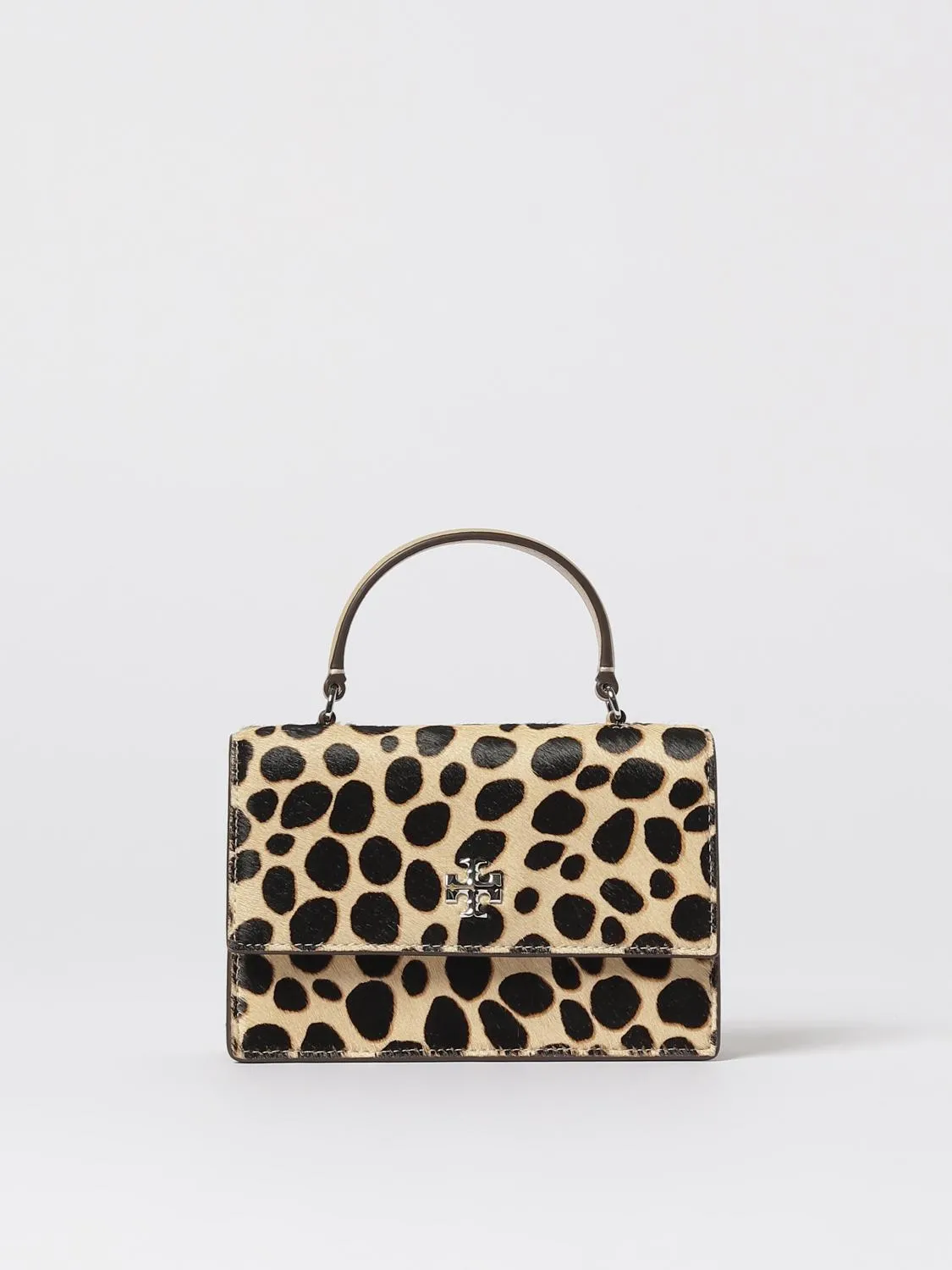 Borsa a mano mini Kira in cavallino animalier Tory Burch