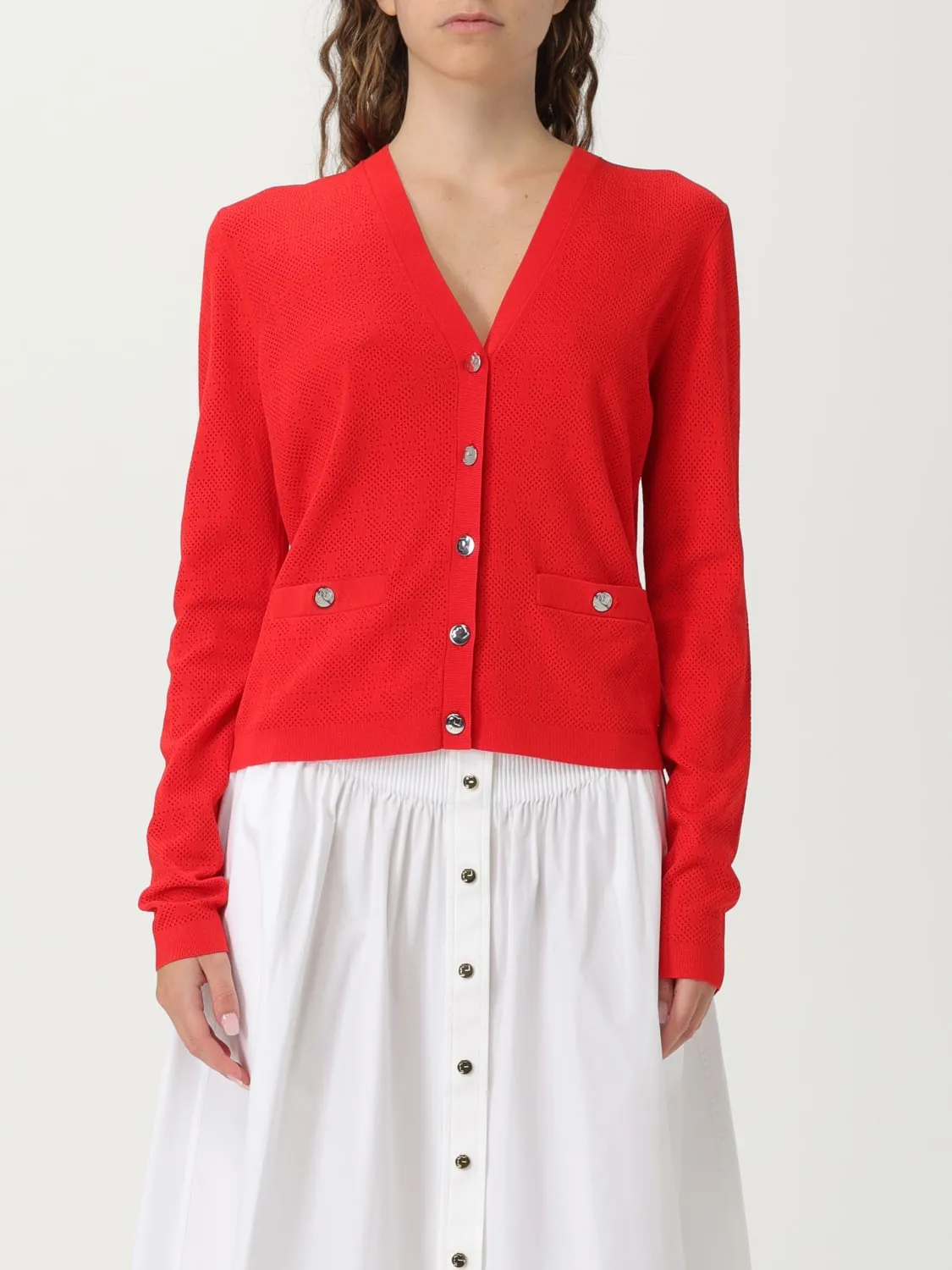 Cardigan a v Tory Burch in jacquard T Monogram