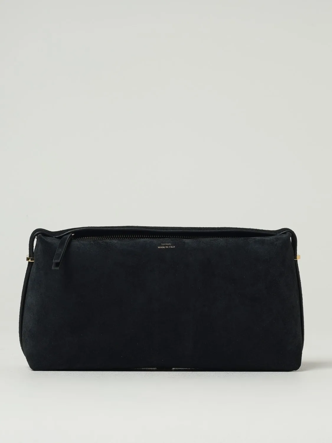 Pochette in pelle scamosciata con cintura Toteme