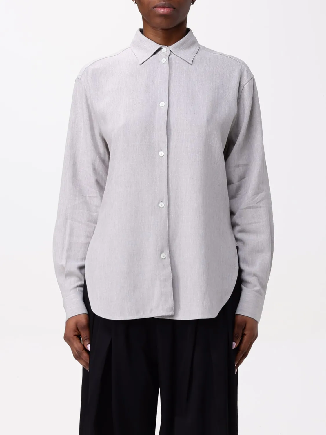 Camicia basic Toteme in viscosa e lana