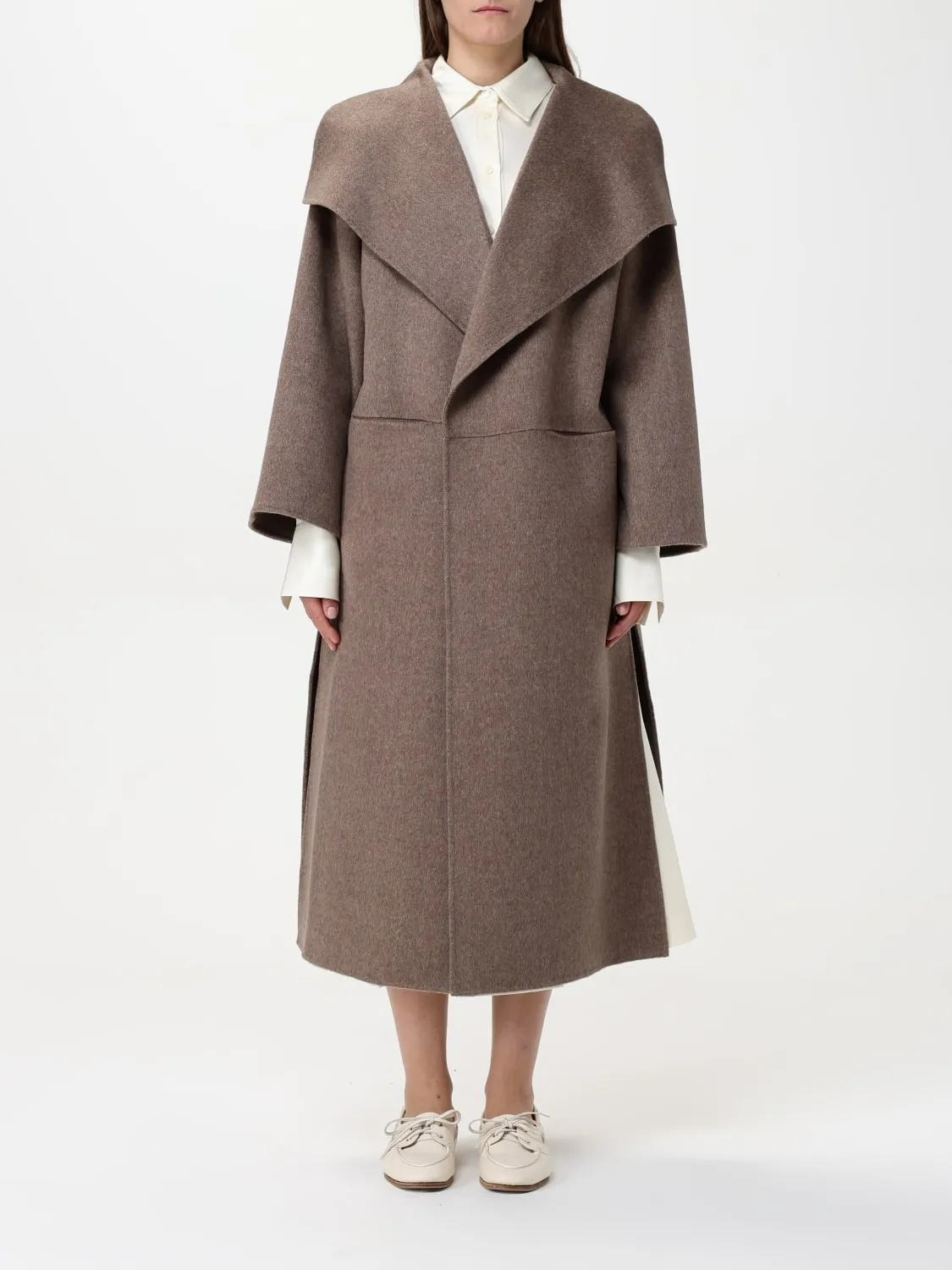 Cappotto oversize Toteme in lana e cashmere