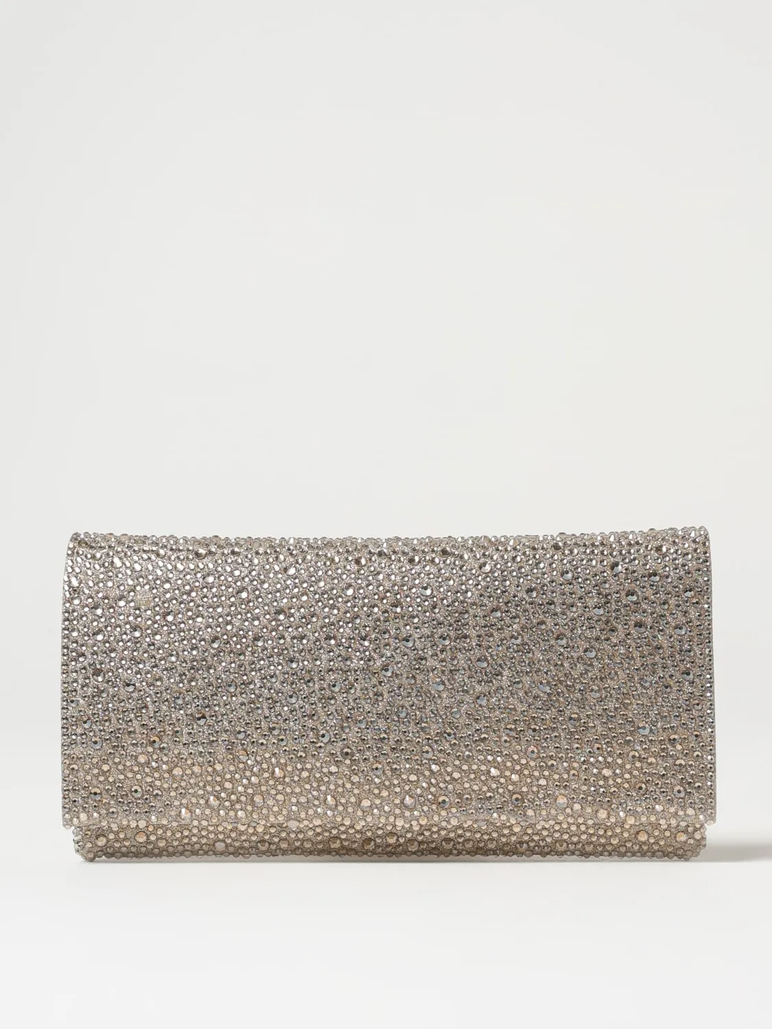 Clutch Siria Twenty Fourhaitch in raso con strass all over