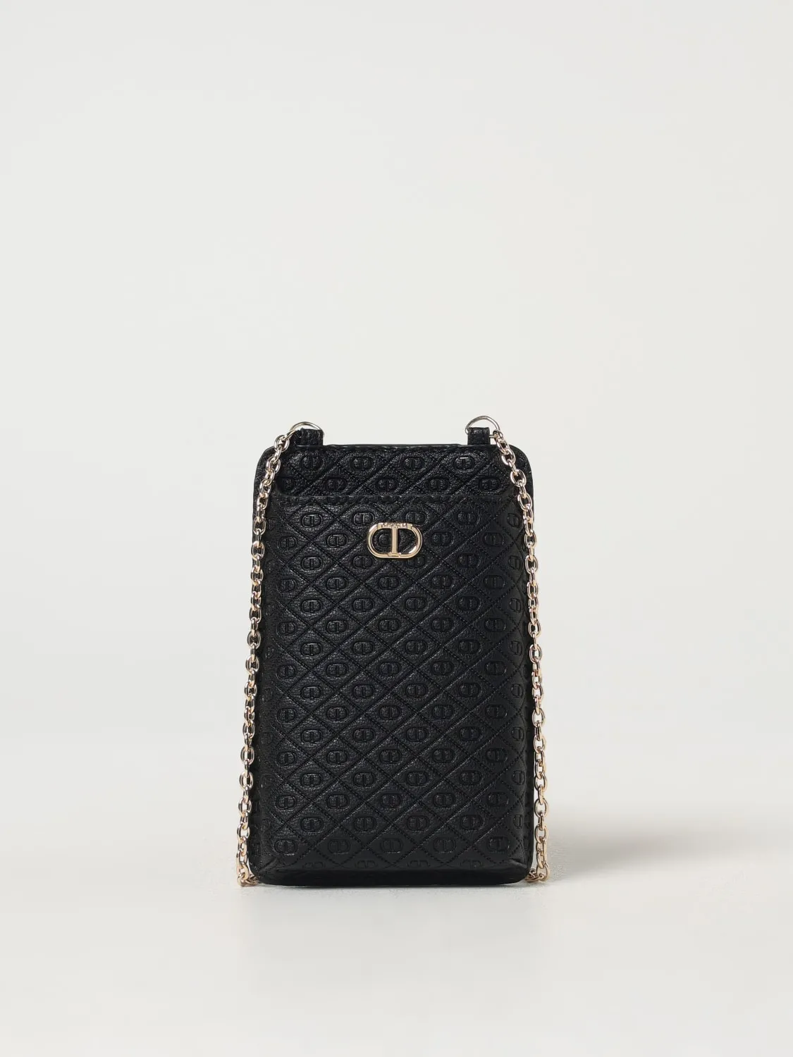 Custodia per smartphone Twinset in pelle sintetica goffrata