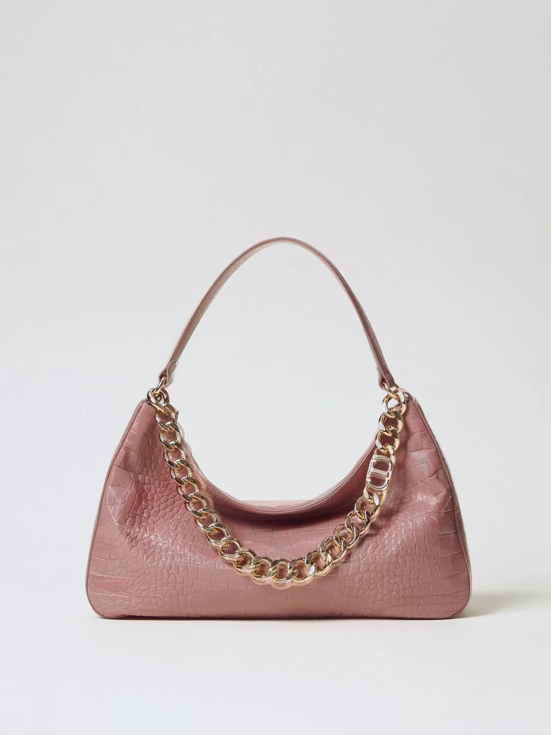 Borsa 'Liliane' in pelle a stampa coccodrillo Twinset