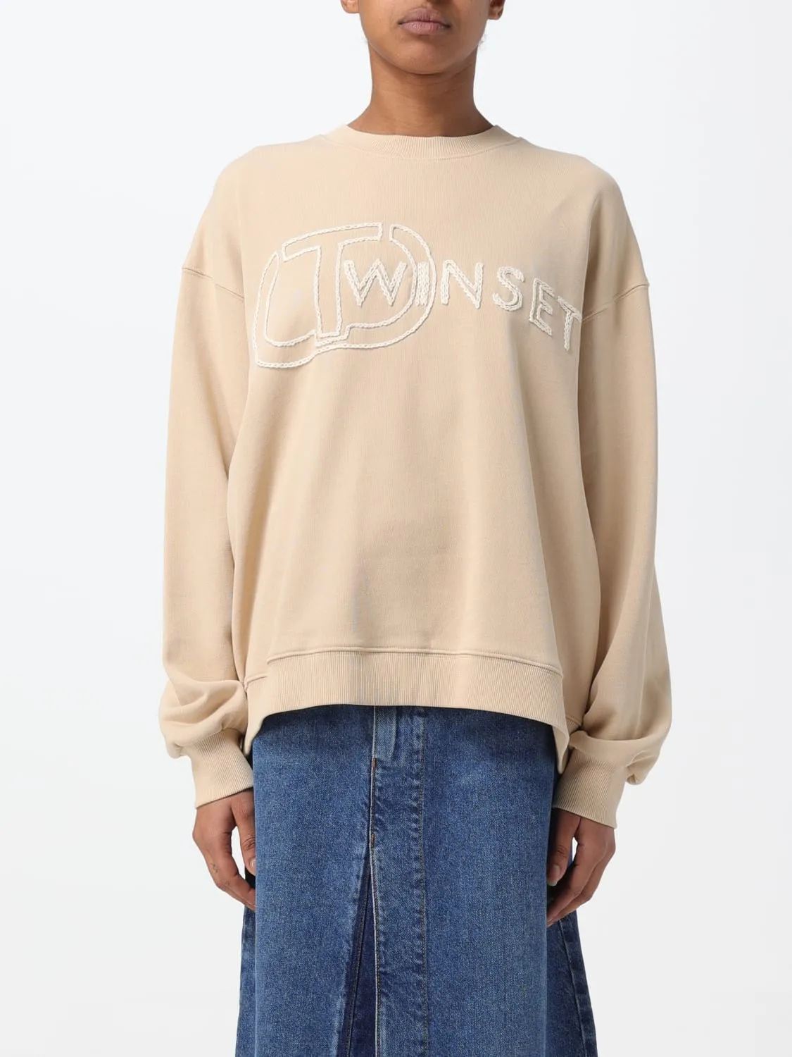 Felpa Twinset in cotone