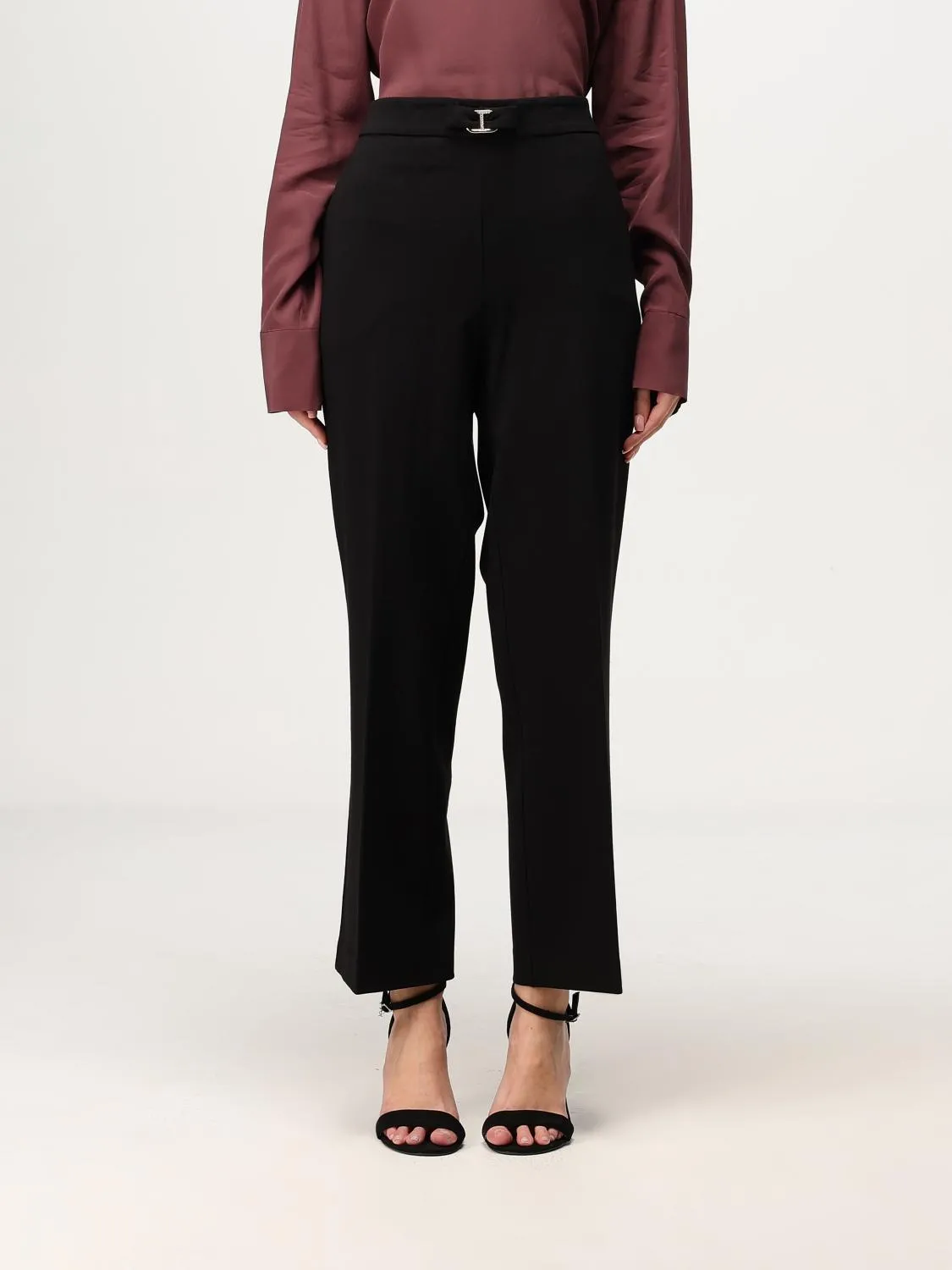 Pantalone Twinset in crêpe