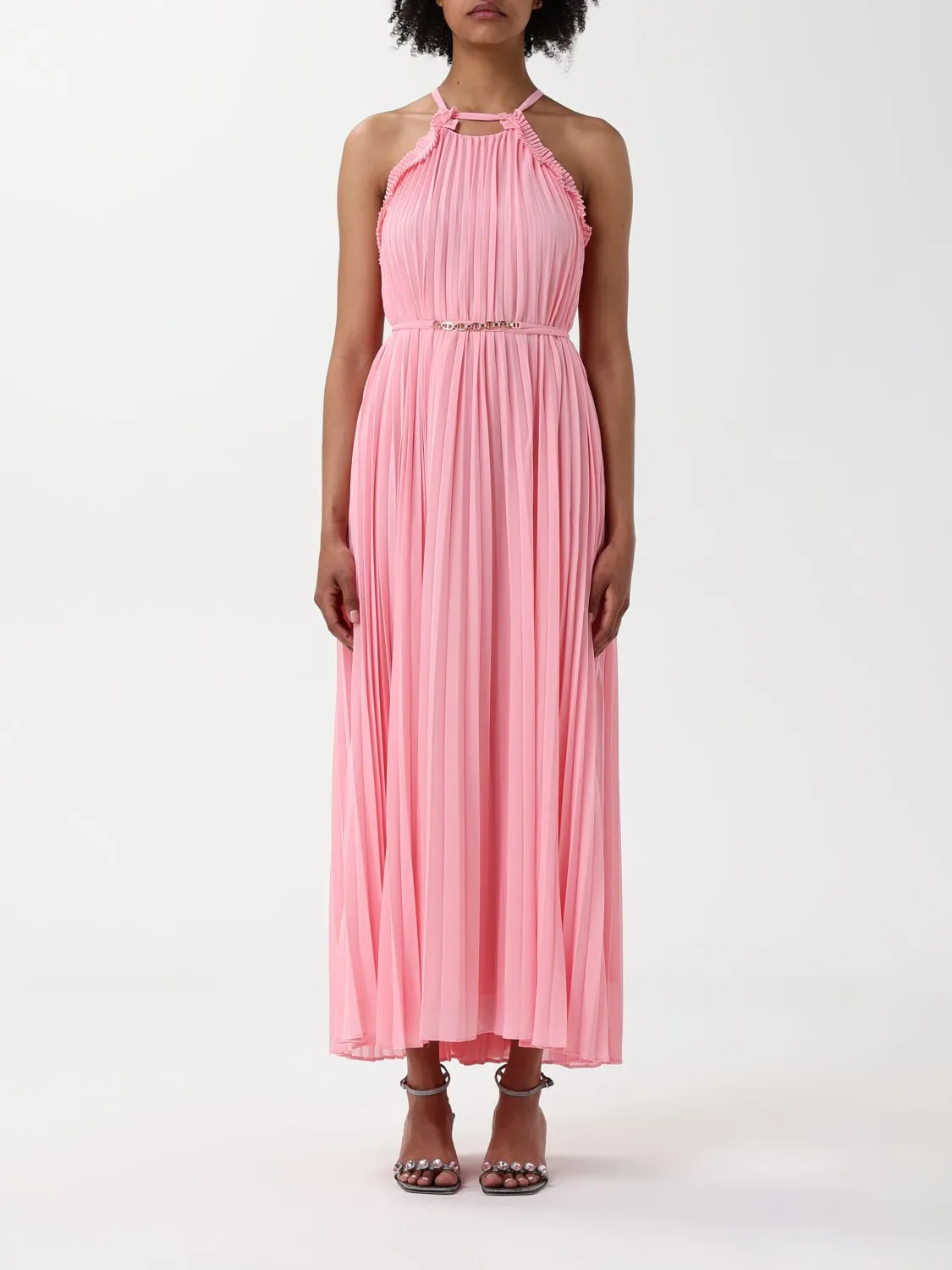 Abito Twinset in crêpe plissettato