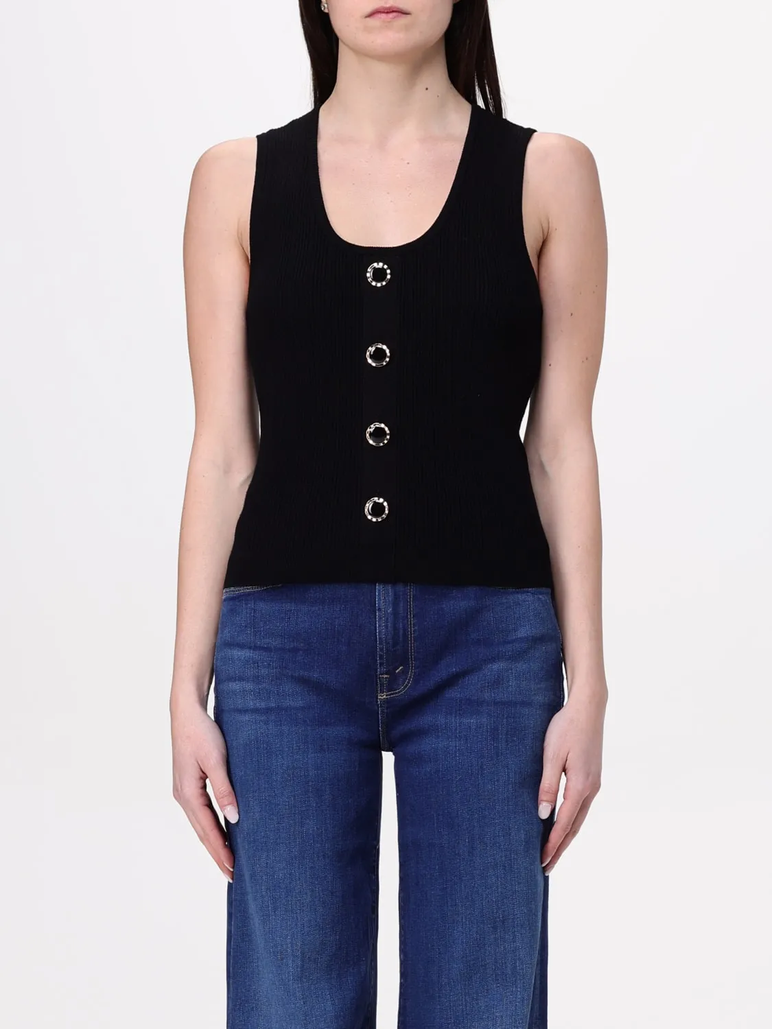 Canotta Twinset in misto viscosa