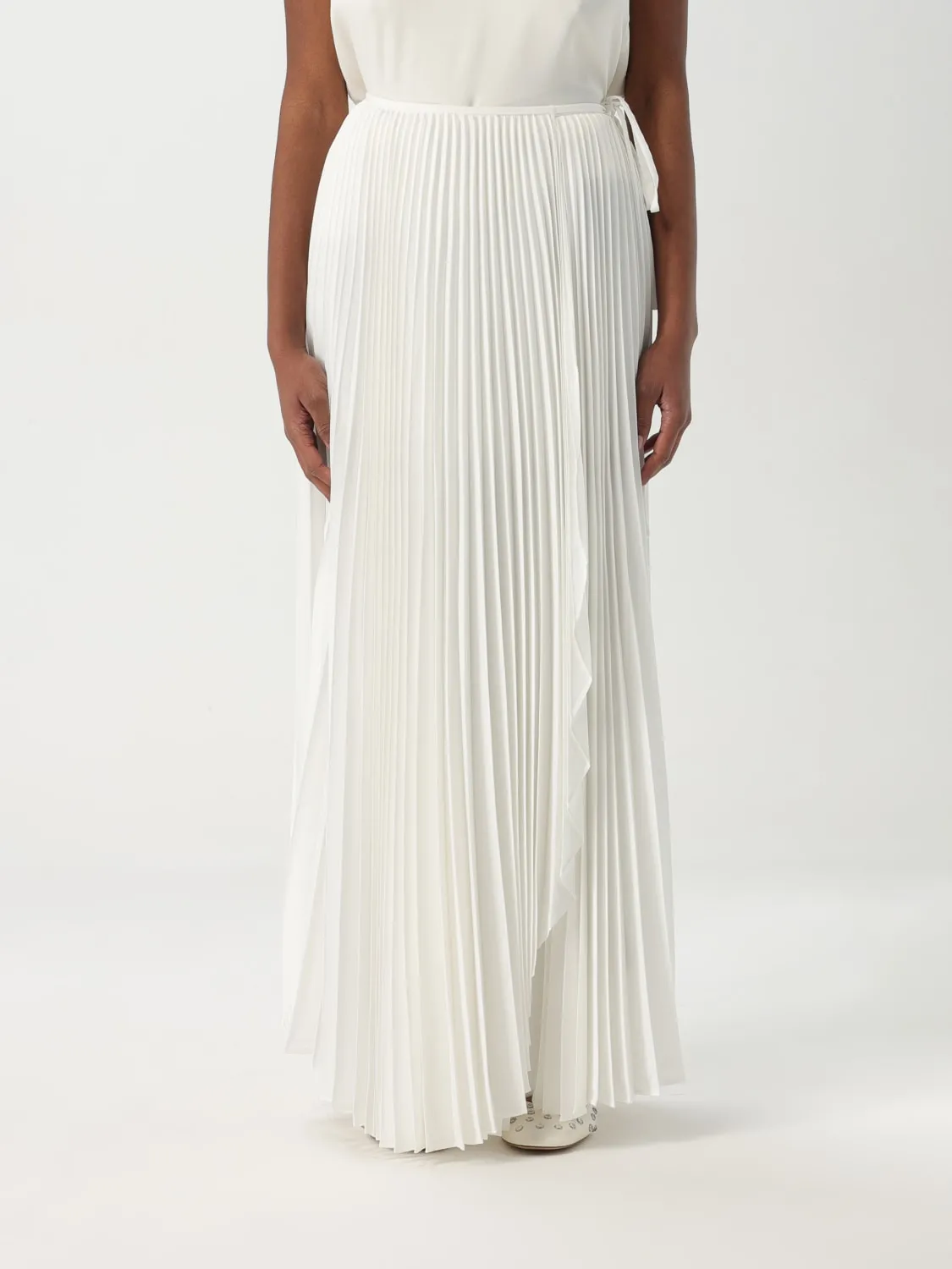 Gonna Twinset in crêpe plissettato