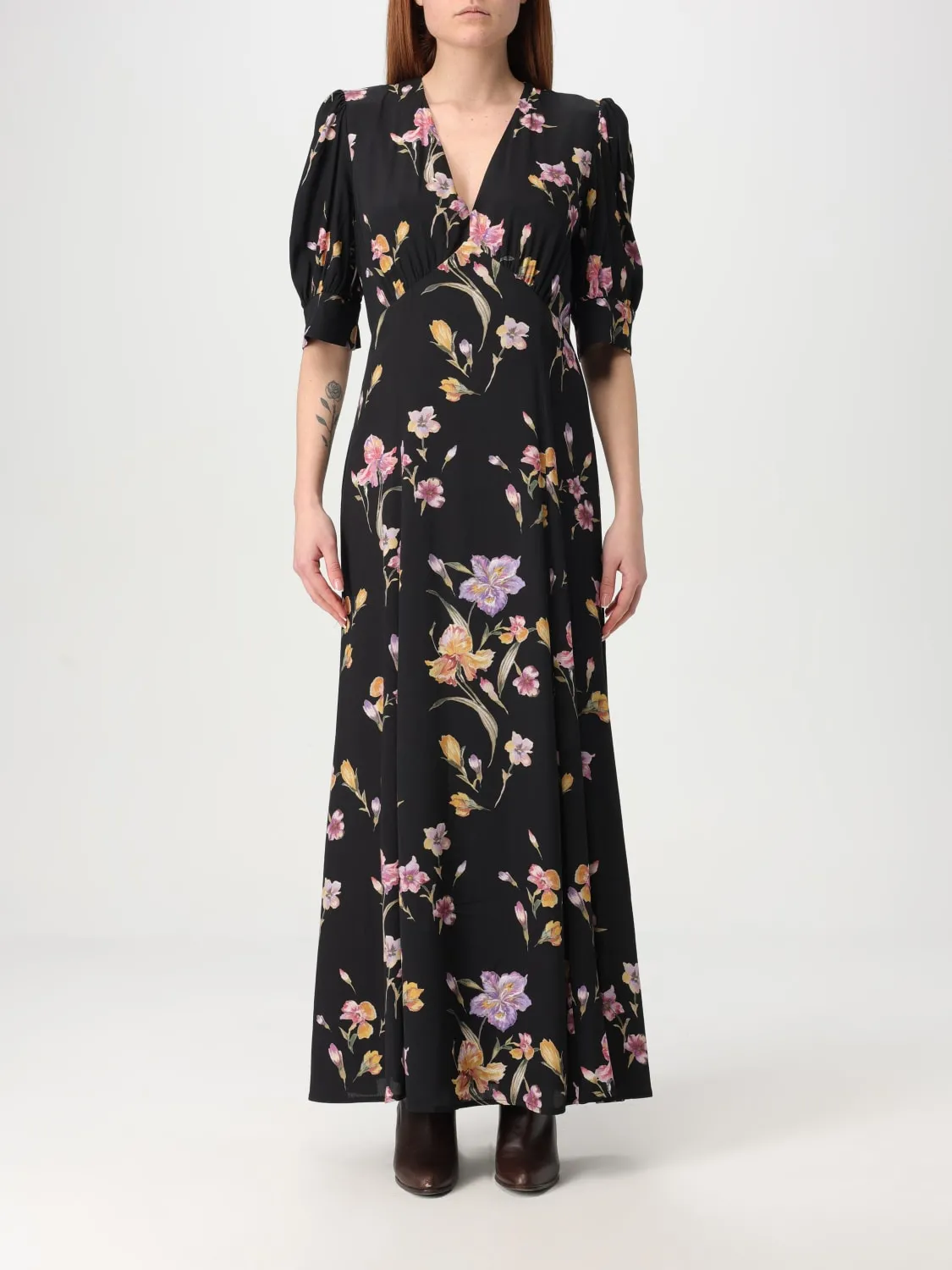 Abito Twinset in viscosa stampata