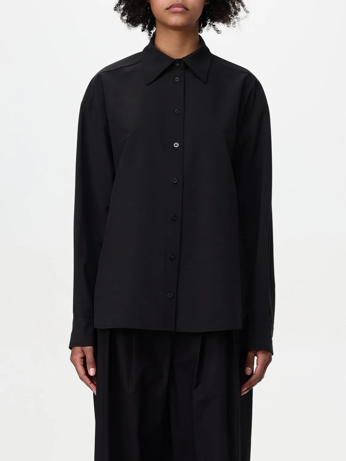 Camicia Twinset in misto viscosa e lana