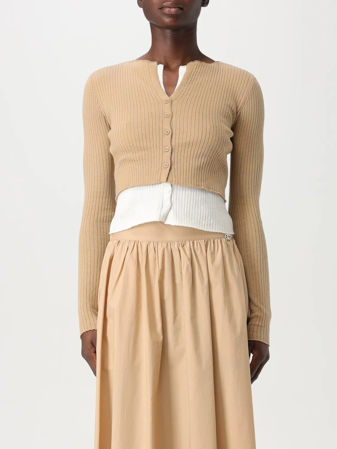 Cardigan Twinset in maglia