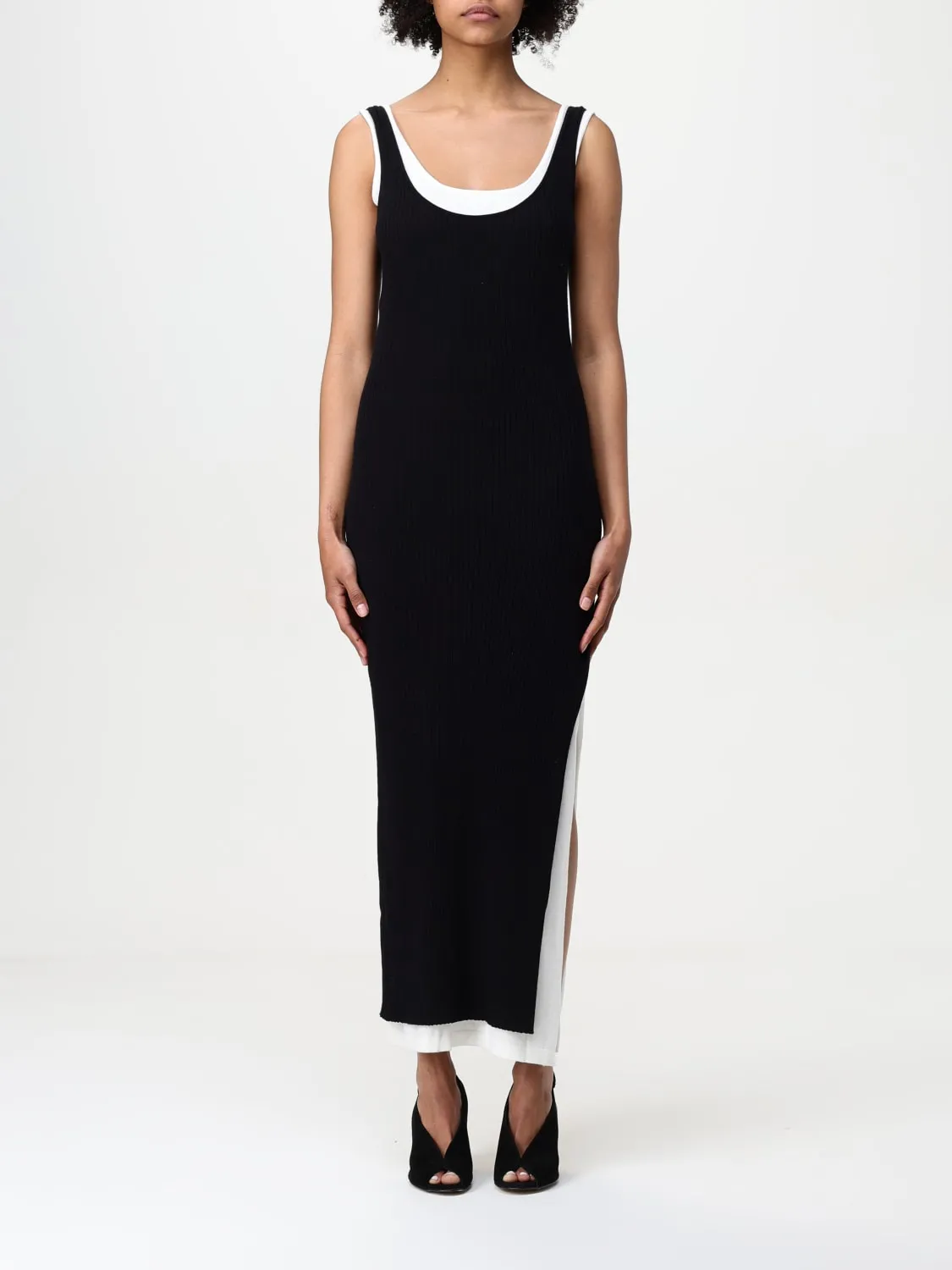 Abito Twinset in maglia a coste