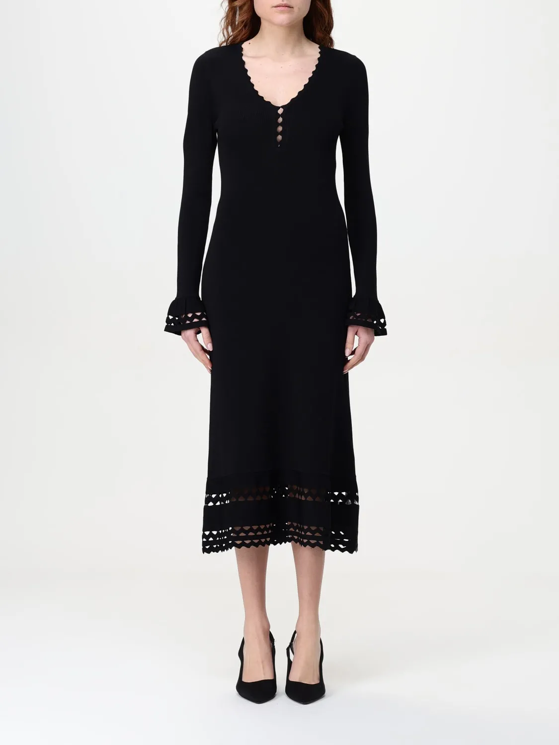 Abito Twinset in misto viscosa