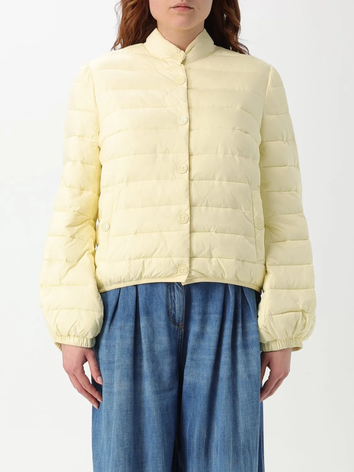 Piumino Twinset in nylon trapuntato