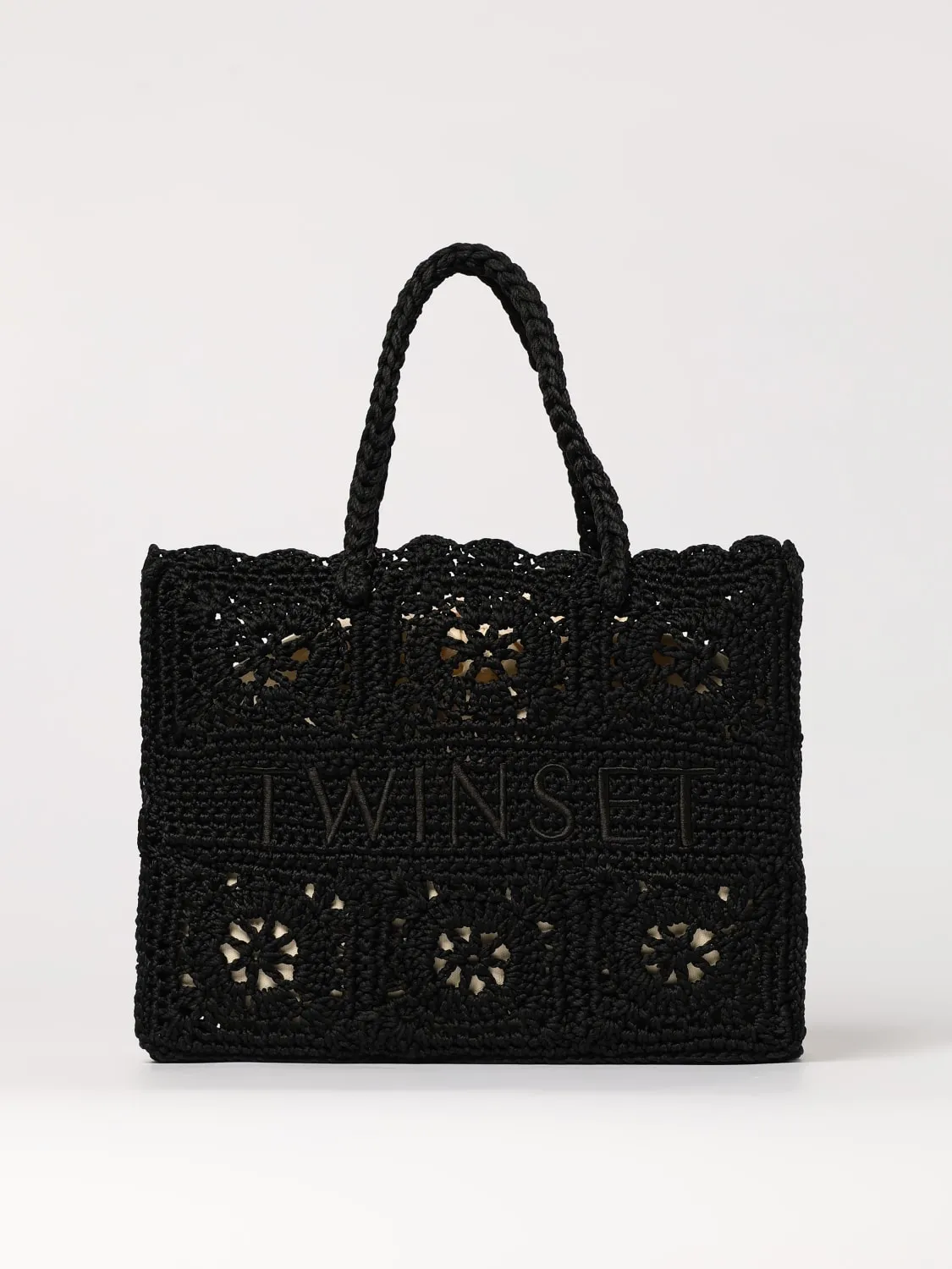 Borsa Bohémien Twinset in crochet di cotone