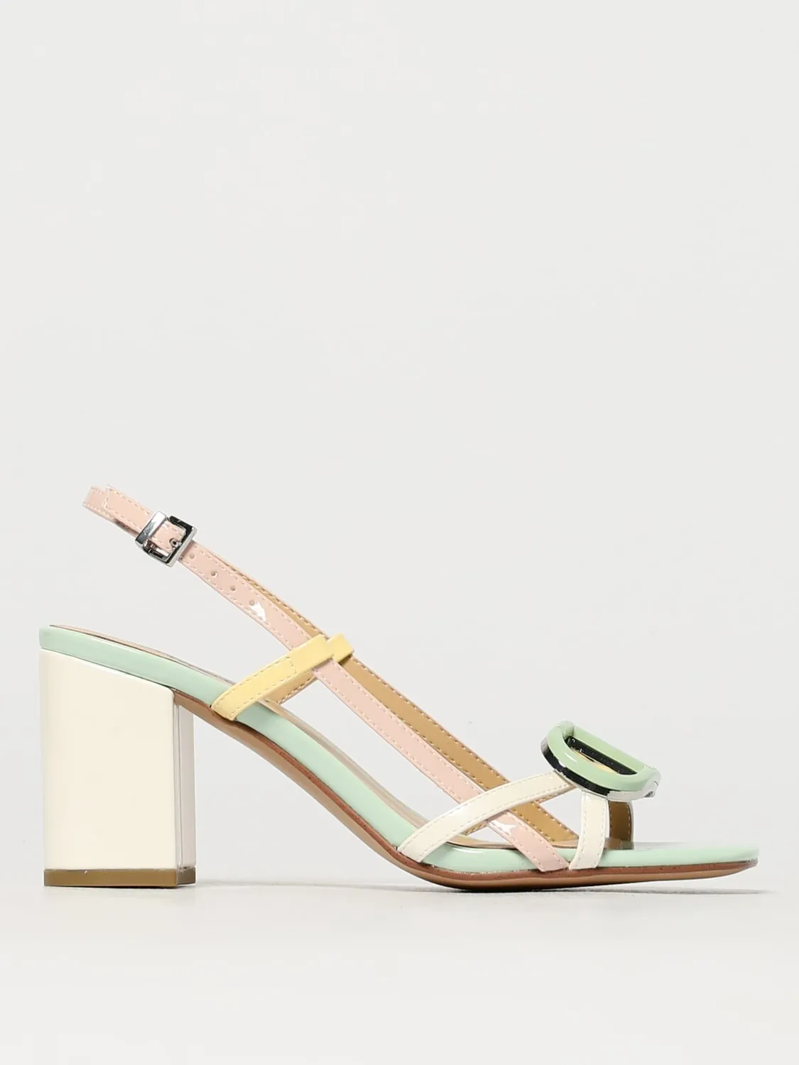 Sandalo Oval T Twinset in vernice